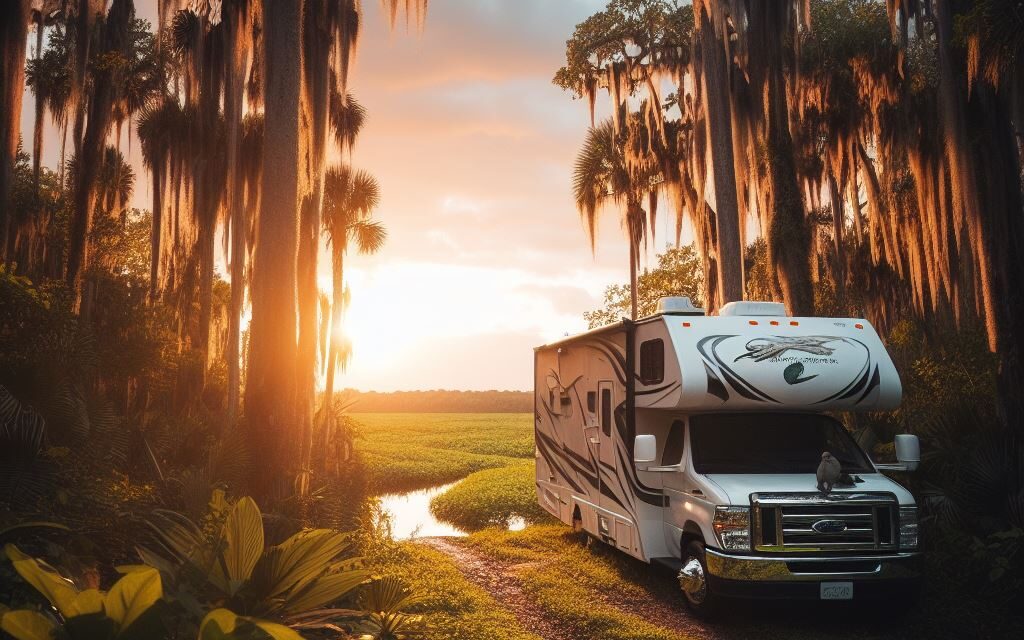 National Preserve with RV campers