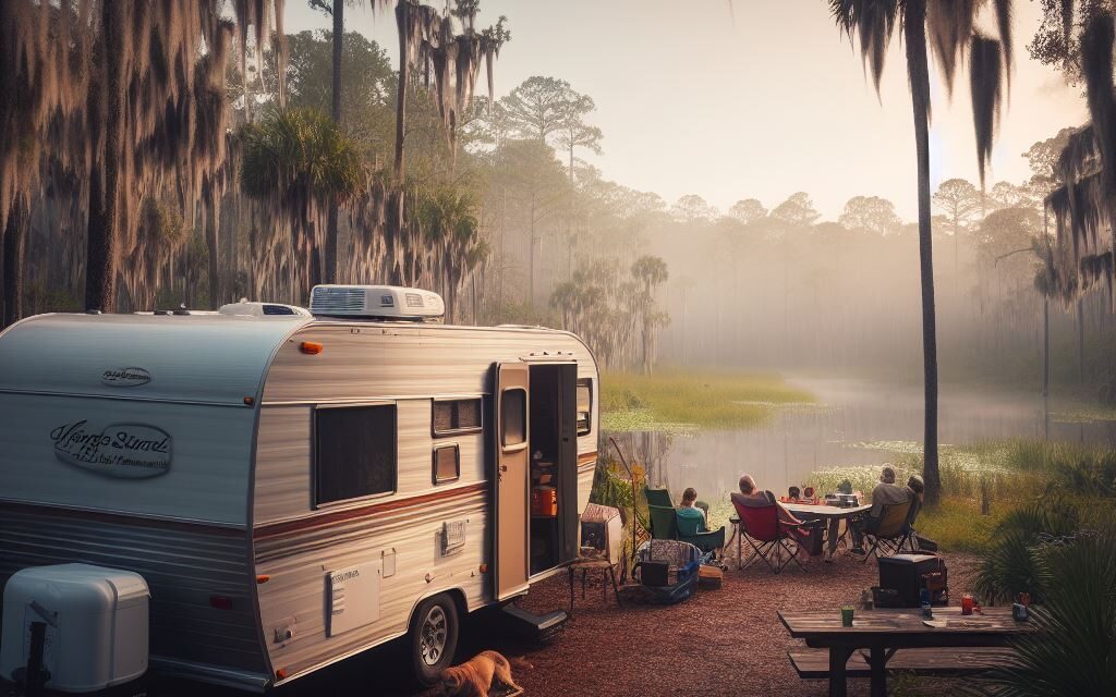 Camping in Okefenokee National Wildlife Refuge 